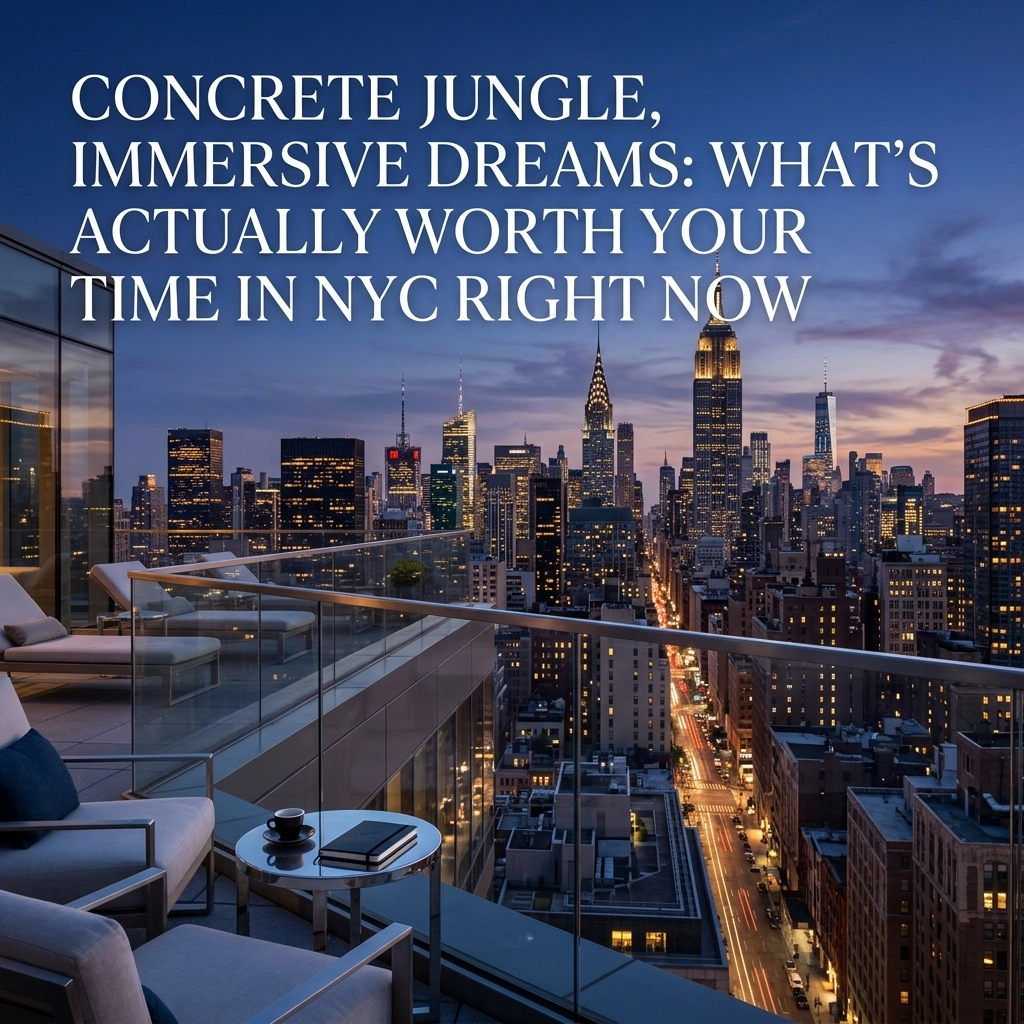 Concrete Jungle, Immersive Dreams: What’s Actually Worth Your Time in NYC Right Now