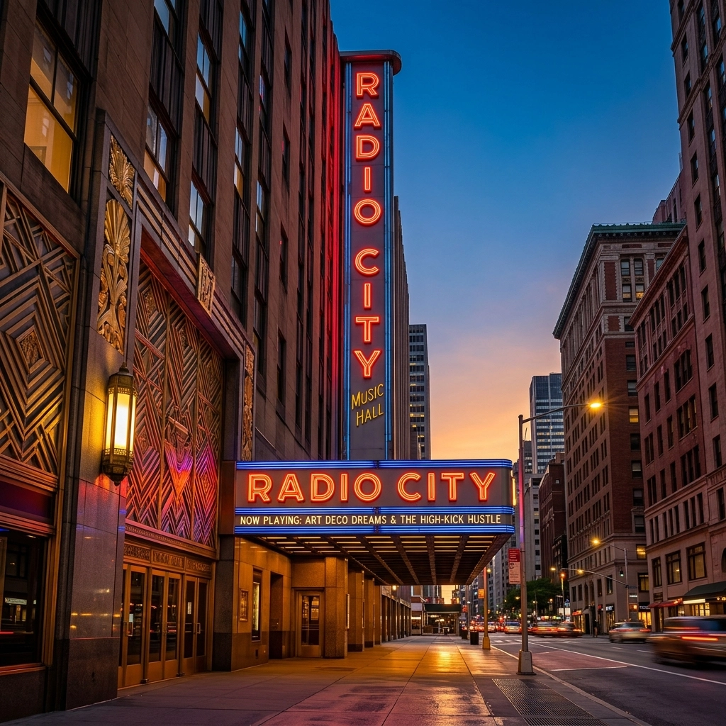Radio City Music Hall: Art Deco Dreams and That High-Kick NYC Hustle
